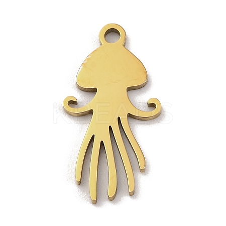 201 Stainless Steel Pendants STAS-U016-08G-04-1