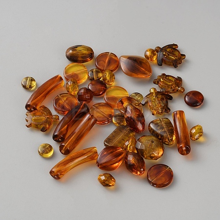 Transparent Acrylic Beads OACR-SZC0004-02A-1