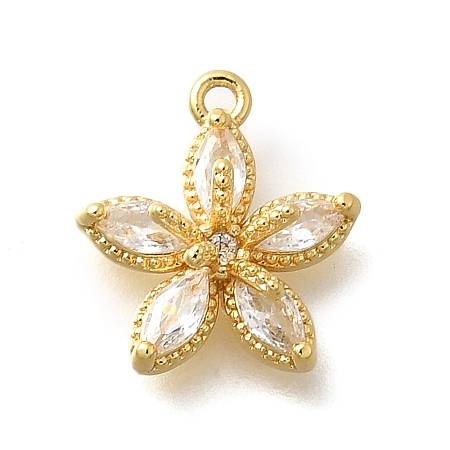 Brass Micro Pave Cubic Zirconia Pendants LS-KK-Q035-13G-1
