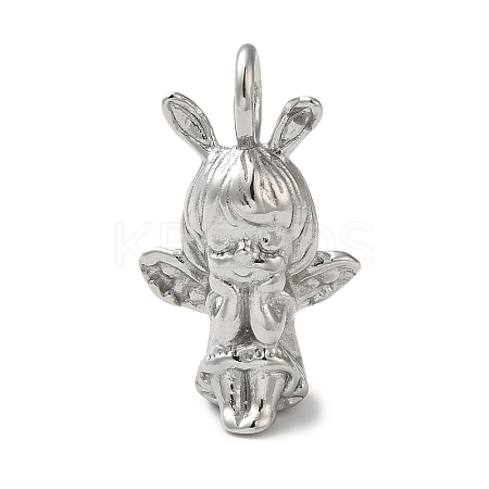 Non-Tarnish 304 Stainless Steel Pendants LS-STAS-Q252-13P-1