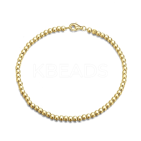 925 Sterling Silver Ball Chain Bracelets BJEW-I314-054A-G-1