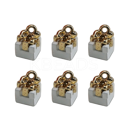 Zinc Alloy Enamel Jewelry Pendant Accessories ENAM-TAC0007-06D-1