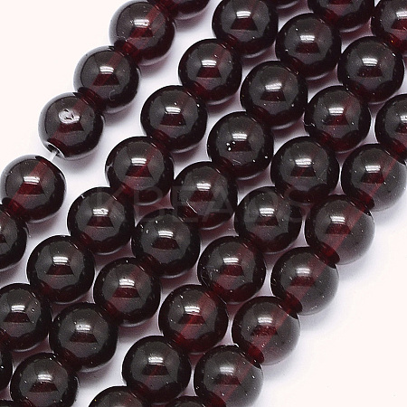 Glass Beads Strands GLAA-G051-8mm-C04-1