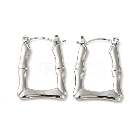 Non-Tarnish 304 Stainless Hoop Earrings for Women EJEW-Z026-36P-1
