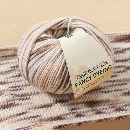 Wool Rainbow Segment Dyed Yarn PW-WG3CD8F-04-1