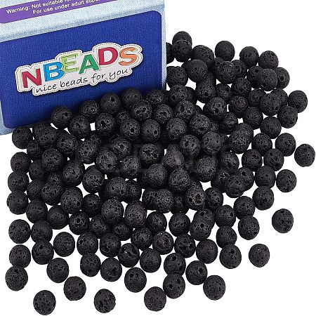 Natural Lava Rock Beads G-NB0001-02-1