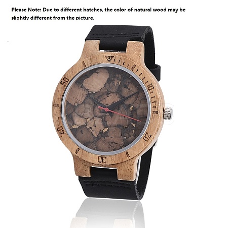 Zebrano Wood Wristwatches WACH-H036-07-1