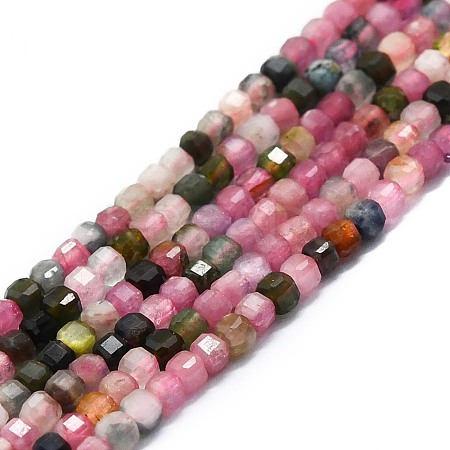Natural Tourmaline Beads Strands G-P457-B01-03A-1