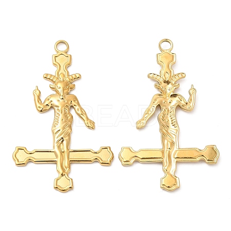 304 Stainless Steel Pendants STAS-Z041-21G-1