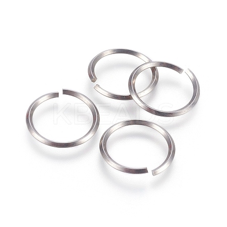 Tarnish Resistant 304 Stainless Steel Saw Cut Open Jump Rings STAS-P212-23P-01-1