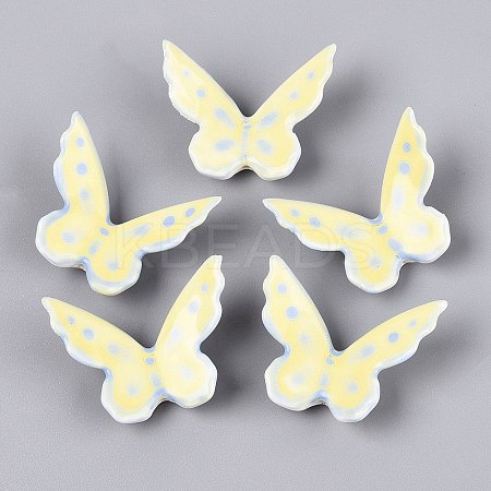 Handmade Porcelain Beads PORC-Q008-01B-1