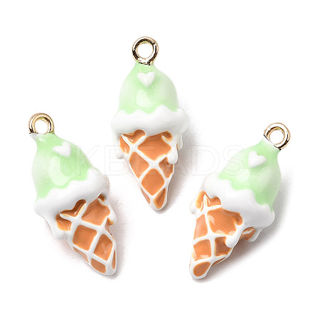Alloy Enamel Pendants PALLOY-T094-02C-1