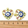 Real 18K Gold Plated Brass Pendants KK-L209-011G-04-3
