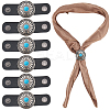 6Pcs PU Leather with Alloy Scarf Clips FIND-CL0001-84A-7