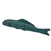 Fish Iron Chinese Calligraphy Paper Weight Cast AJEW-WH0455-138-1