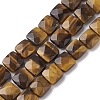 Natural Tiger Eye Beads Strands G-K359-B15-01-1