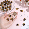 30 Sets Skull Alloy Rivets FIND-AR0006-96-3