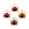 Alloy Enamel Pendants ENAM-N064-02KCG-1