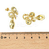 Brass Plastic Imitation Pearl Stud Earrings LS-EJEW-G438-01G-02-3