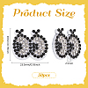 50Pcs Eye Hotfix Rhinestone Sew on Patches DIY-FG0007-30-2