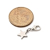 Star 304 Stainless Steel Pendant Decorations HJEW-JM03572-3