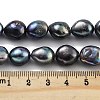 Dyed Natural Cultured Freshwater Pearl Beads Strands PEAR-P062-36C-5