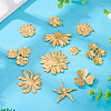 11Pcs 11 Styles 304 Stainless Steel Pendants STAS-TA0003-22-5