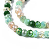 Electroplate Glass Beads Strands EGLA-T020-12B-3