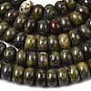Natural Dragon Blood Beads Strands G-A280-A26-03-4