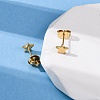 304 Stainless Steel Stud Earrings EJEW-Z134-04G-3