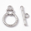 Non-Tarnish 304 Stainless Steel Toggle Clasps STAS-G299-01P-1