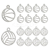 20Pcs 2 Styles 304 Stainless Steel Charms STAS-YW0002-59-1