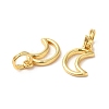 Brass Charms KK-G364-09G-01-2