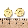 Ion Plating(IP) 304 Stainless Steel Pendants STAS-Z099-01G-04-3