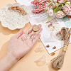 DIY Apple Shape Wish Bottle Pendant Decorations Making Kit DIY-DC0001-72-3