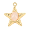 Natural Rose Quartz Pendants GG-G001-01G-04-1