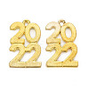 Rack Plating Alloy Pendants PALLOY-S139-008-RS-2
