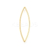 Brass Open Back Bezel Link Rings X-KK-B152-08B-G-1