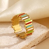 304 Stainless Steel Cuff Open Rings for Women RJEW-I113-02G-04-1