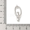 Brass Fold Over Clasps KK-H480-15P-3
