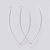 304 Stainless Steel Earring Hooks STAS-K184-05-01P-1