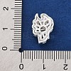 Rack Plating Brass Micro Pave Cubic Zirconia Beads KK-Z082-10S-3
