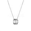 Retro Style 303 Stainless Steel Coin Circle Pendant Cable Chain Necklaces for Women FS-WG2B7EF-01-1