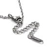 Non-Tarnish 304 Stainless Steel Cable Chain Necklace NJEW-D045-12P-3
