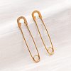 Ion Plating(IP) 304 Stainless Steel Dangle Earrings EJEW-F254-01G-3