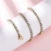 3MM 304 Stainless Steel Rhinestone Cup Chain Necklaces for Women NJEW-G175-01G-02-1