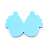 Teardrop with Lady Silicone Pendant Molds DIY-WH0175-54-2