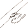 Non-Tarnish 304 Stainless Steel Heart Pendant Necklaces for Women LS-EJEW-Z044-01P-3