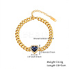 Heart Cubic Zirconia Link Bracelets LS-YD9481-1-2