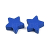 Spray Painted Wood Beads WOOD-F017-01D-2